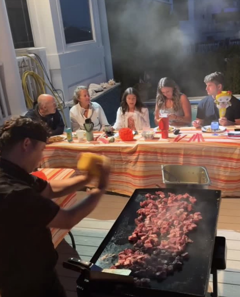 Hibachi setup